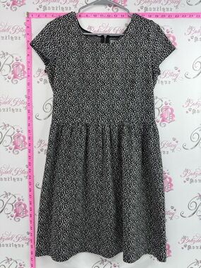 Soaked in luxury dress polkadot Dotted Black and White Dot Midi Dress